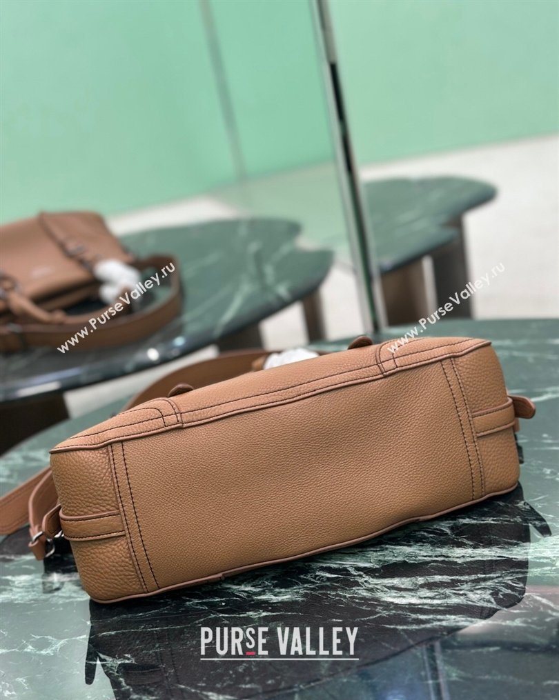 Prada Large leather tote bag Brown 2026 1BG604 (YZ-260123053)