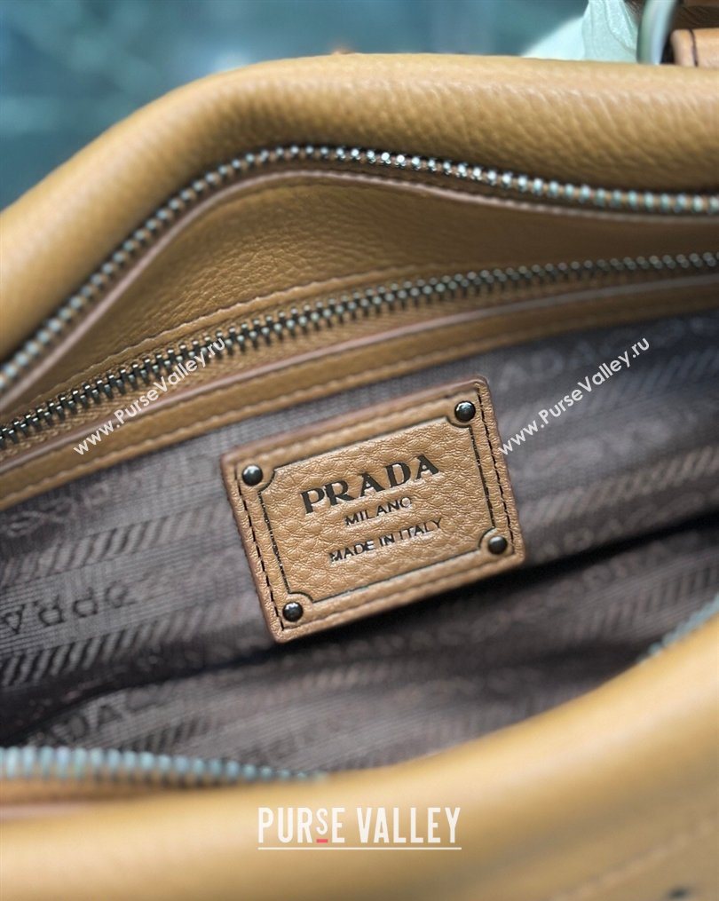 Prada Large leather tote bag Brown 2026 1BG604 (YZ-260123053)