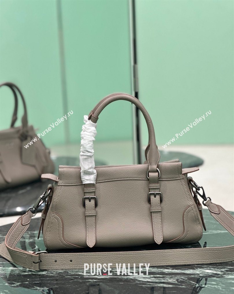 Prada Large leather tote bag Grey 2026 1BG604 (YZ-260123054)