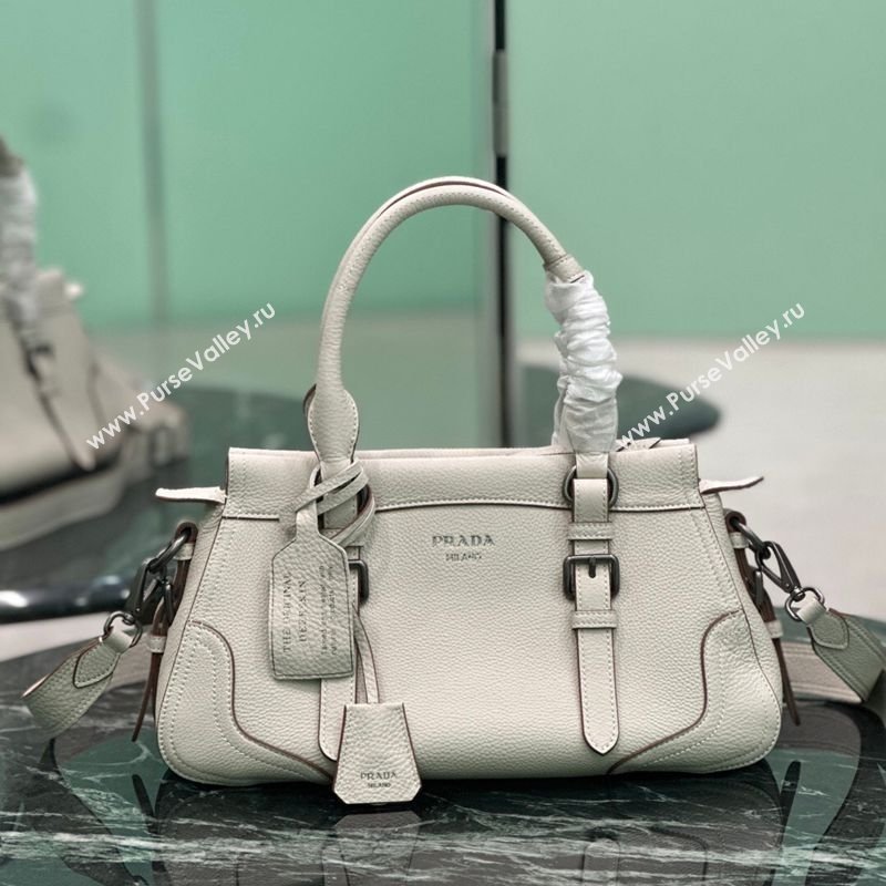 Prada Large leather tote bag White 2026 1BG604 (YZ-260123055)
