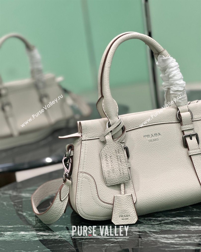 Prada Large leather tote bag White 2026 1BG604 (YZ-260123055)