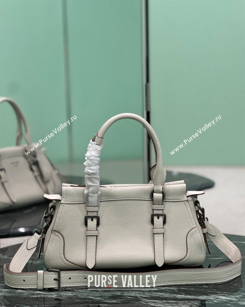 Prada Large leather tote bag White 2026 1BG604 (YZ-260123055)