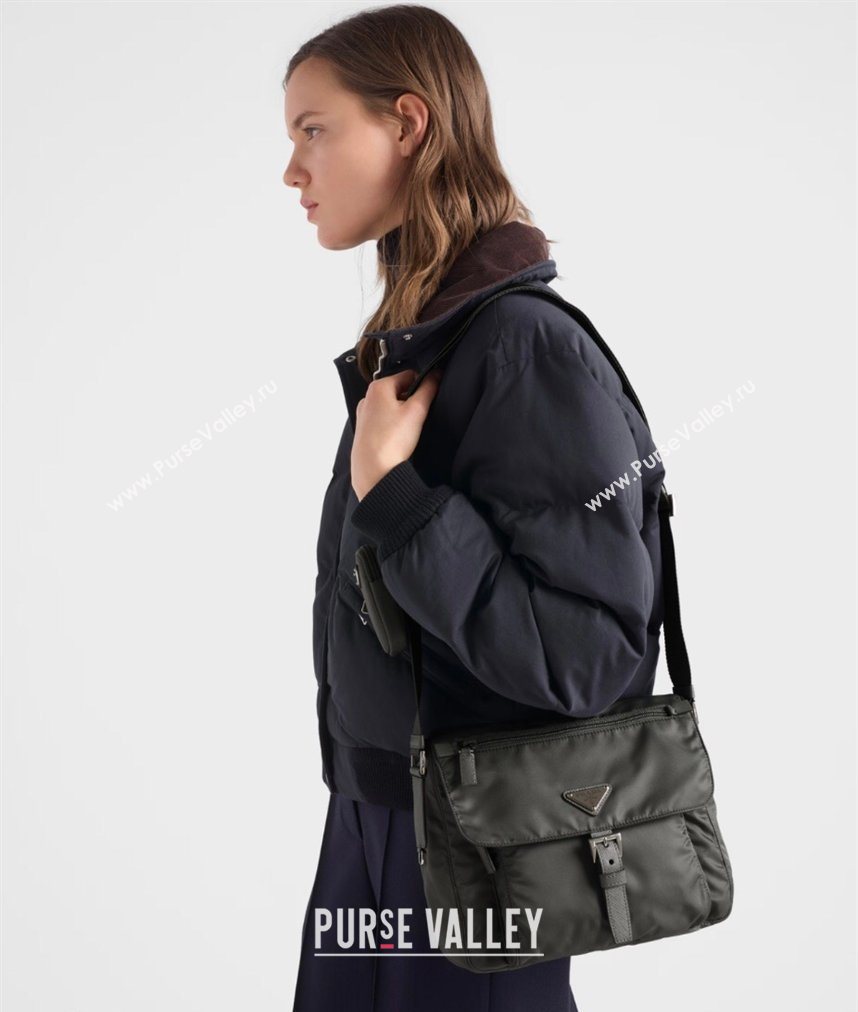 Prada Re-Nylon shoulder bag Grey 2026 1BD994 (YZ-260123060)