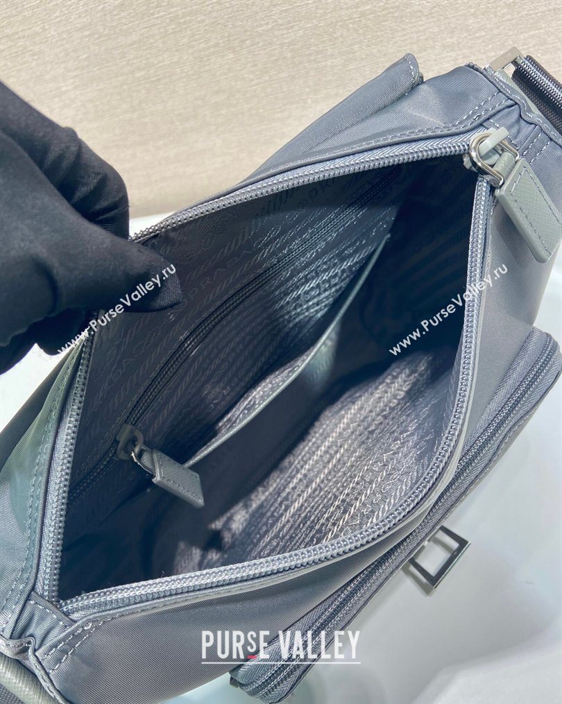 Prada Re-Nylon shoulder bag Grey 2026 1BD994 (YZ-260123060)