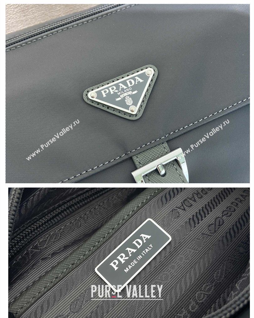 Prada Re-Nylon shoulder bag Grey 2026 1BD994 (YZ-260123060)