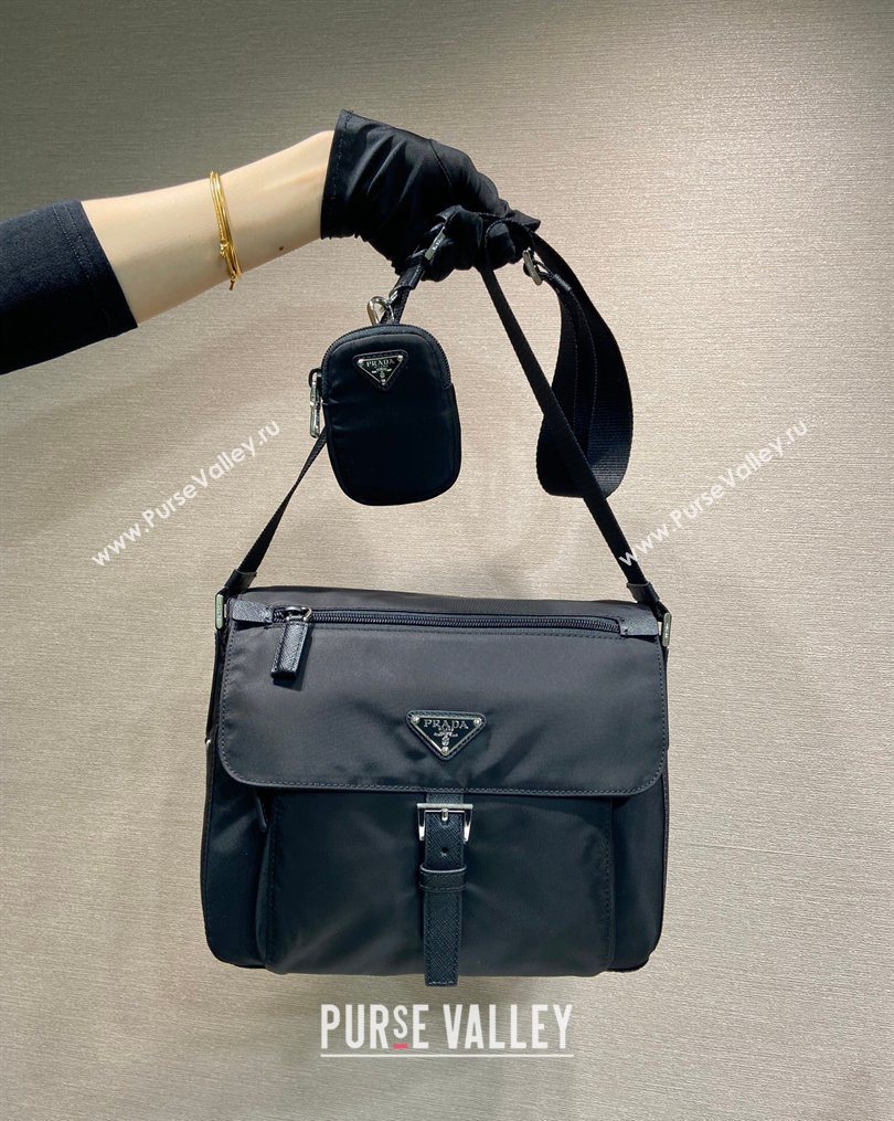 Prada Re-Nylon shoulder bag Black 2026 1BD994 (YZ-260123062)