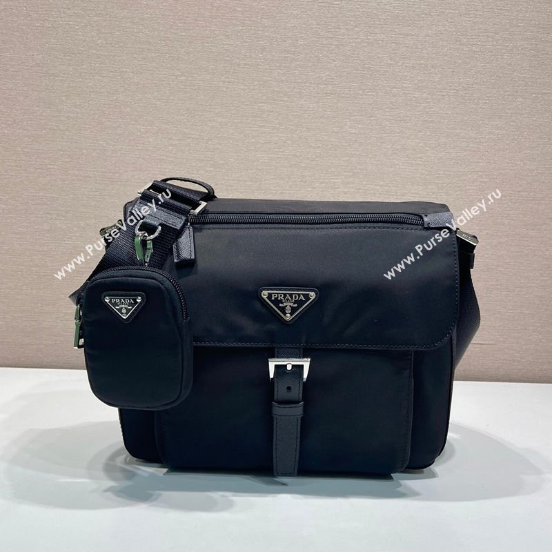 Prada Re-Nylon shoulder bag Black 2026 1BD994 (YZ-260123062)