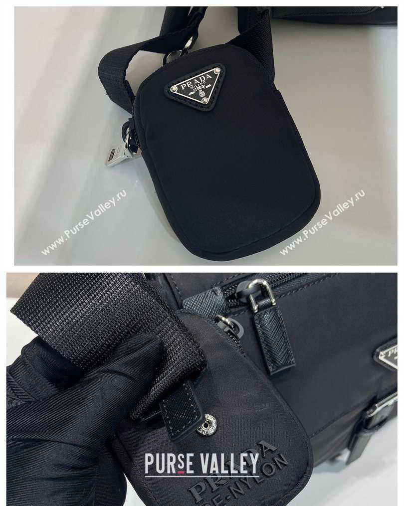 Prada Re-Nylon shoulder bag Black 2026 1BD994 (YZ-260123062)