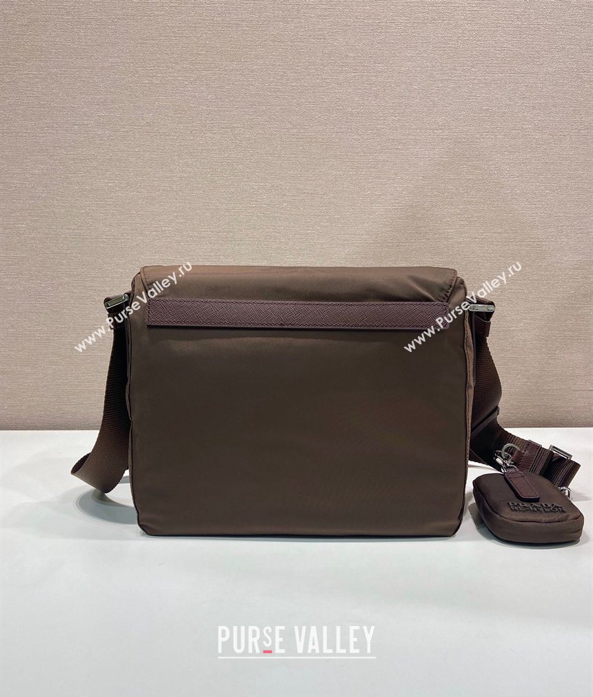 Prada Re-Nylon shoulder bag Sienna Brown 2026 1BD994 (YZ-260123061)