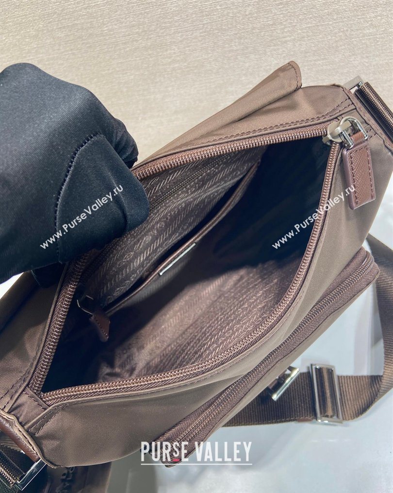 Prada Re-Nylon shoulder bag Sienna Brown 2026 1BD994 (YZ-260123061)