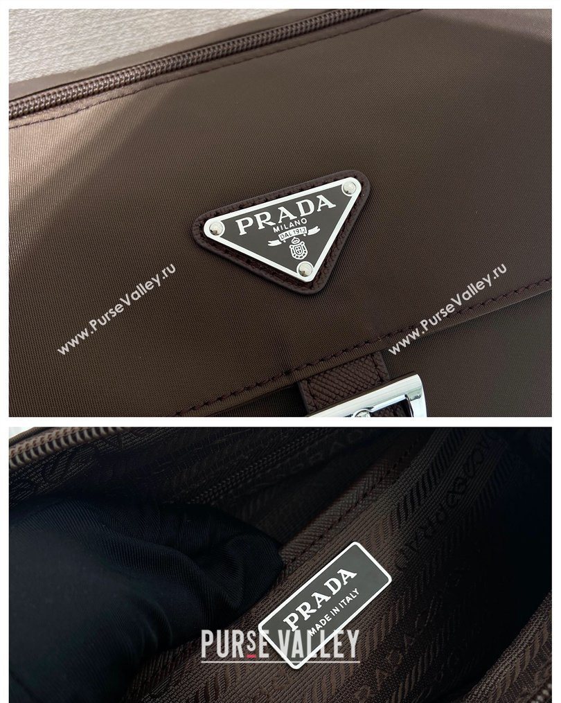 Prada Re-Nylon shoulder bag Sienna Brown 2026 1BD994 (YZ-260123061)