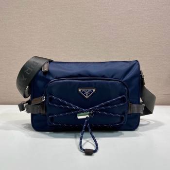 Prada Mens Speedrock Re-Nylon and leather shoulder bag Blue 2026 2VH192 (YZ-260123064)