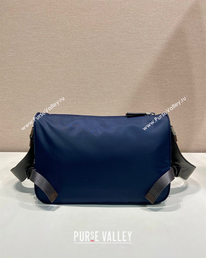 Prada Mens Speedrock Re-Nylon and leather shoulder bag Blue 2026 2VH192 (YZ-260123064)