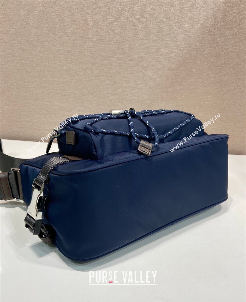 Prada Mens Speedrock Re-Nylon and leather shoulder bag Blue 2026 2VH192 (YZ-260123064)
