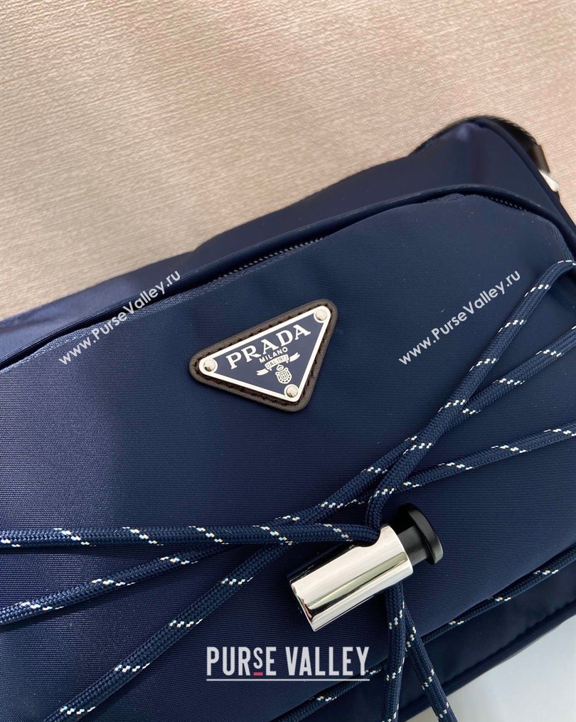 Prada Mens Speedrock Re-Nylon and leather shoulder bag Blue 2026 2VH192 (YZ-260123064)