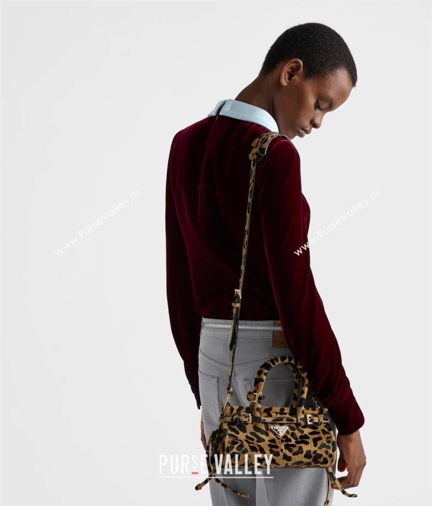 Prada Bonnie mini Leopard Print handbag 2025 1BA486 (YZ-260123012)