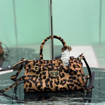 Prada Bonnie mini Leopard Print handbag 2025 1BA486 (YZ-260123012)