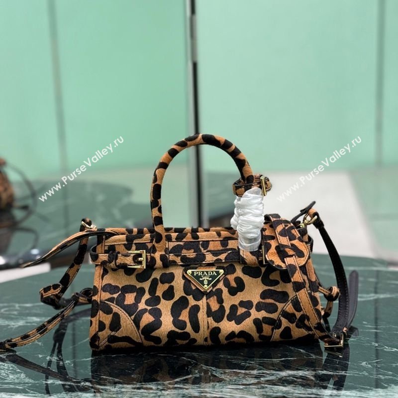Prada Bonnie mini Leopard Print handbag 2025 1BA486 (YZ-260123012)
