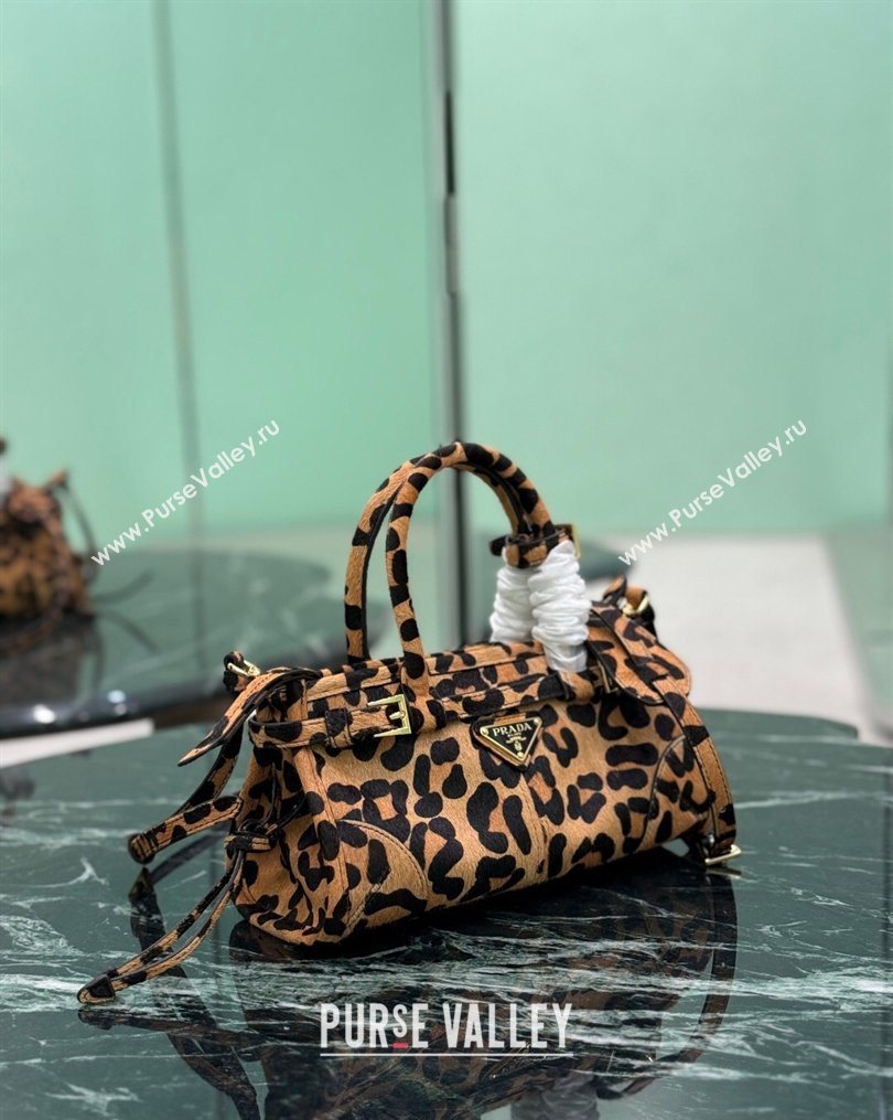 Prada Bonnie mini Leopard Print handbag 2025 1BA486 (YZ-260123012)