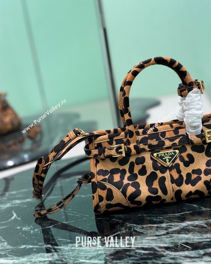 Prada Bonnie mini Leopard Print handbag 2025 1BA486 (YZ-260123012)