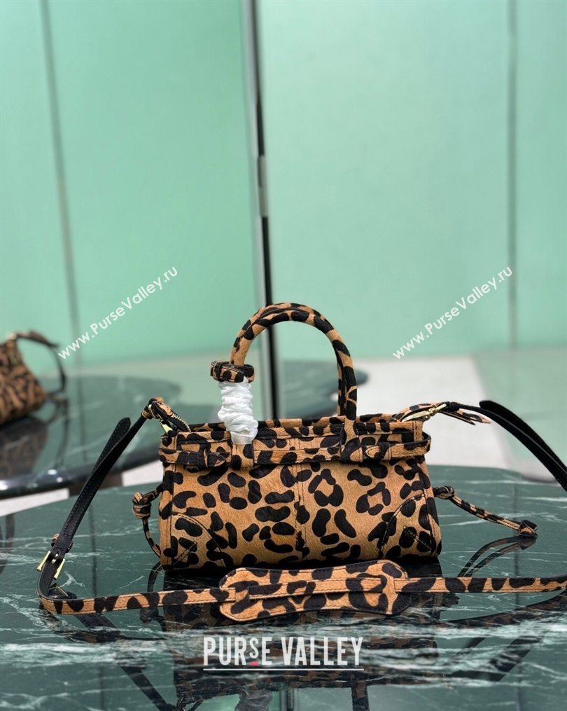 Prada Bonnie mini Leopard Print handbag 2025 1BA486 (YZ-260123012)