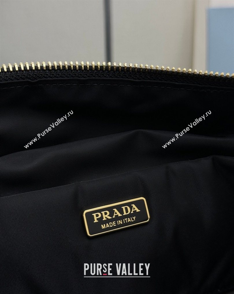 Prada Explore medium nylon tote bag Black 2025 1BG596 (YZ-260123067)