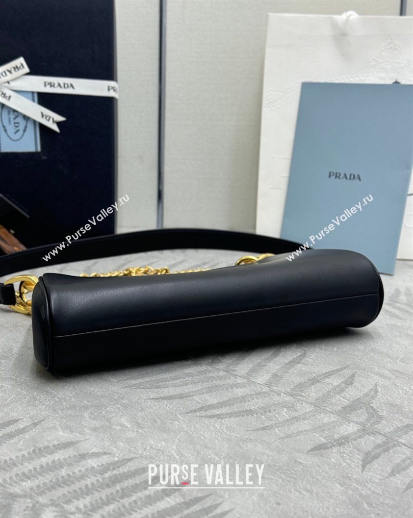 Prada Enchaîne small leather bag Black 2026 1BC261 (YZ-260123070)