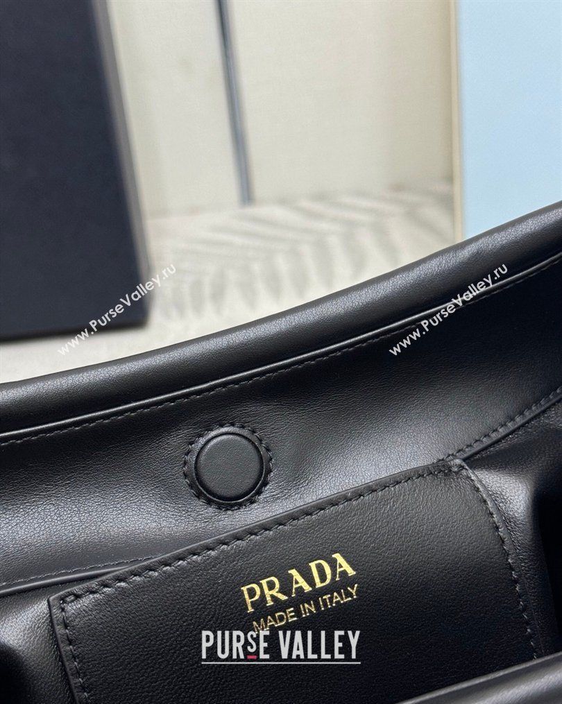 Prada Enchaîne small leather bag Black 2026 1BC261 (YZ-260123070)