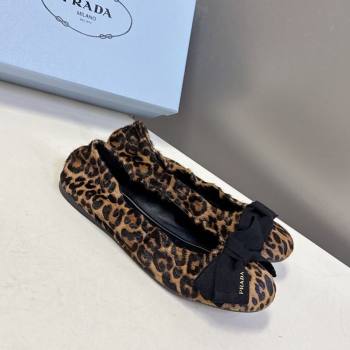 Prada Printed ballerinas flat with bow 2026 1F322O (MD-260227111)