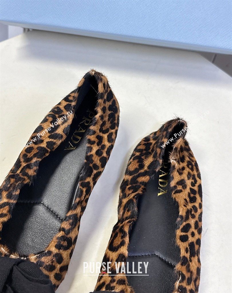 Prada Printed ballerinas flat with bow 2026 1F322O (MD-260227111)