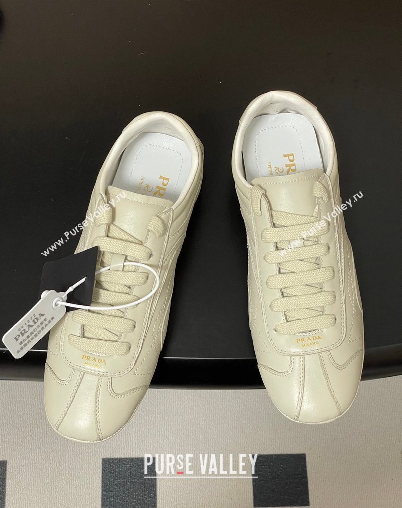 Prada Montecarlo Re-Edition 2005 Leather sneakers White 2026 1E247O (MD-260228071)