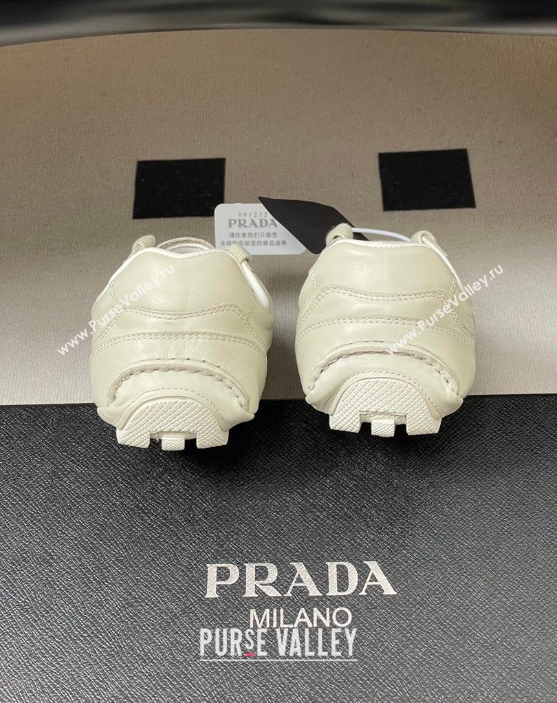 Prada Montecarlo Re-Edition 2005 Leather sneakers White 2026 1E247O (MD-260228071)