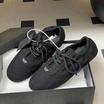 Prada Collapse Canvas Sneakers Black 2026 1E989N (MD-260228076)