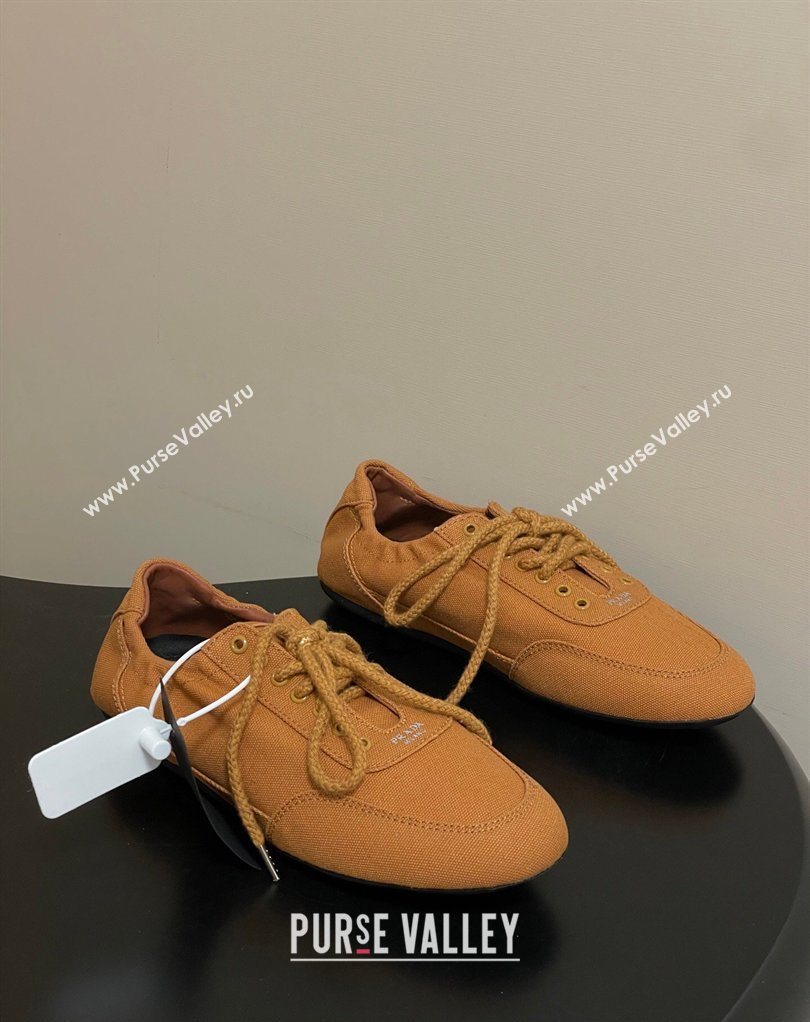 Prada Collapse Canvas Sneakers Orange 2026 1E989N (MD-260228078)
