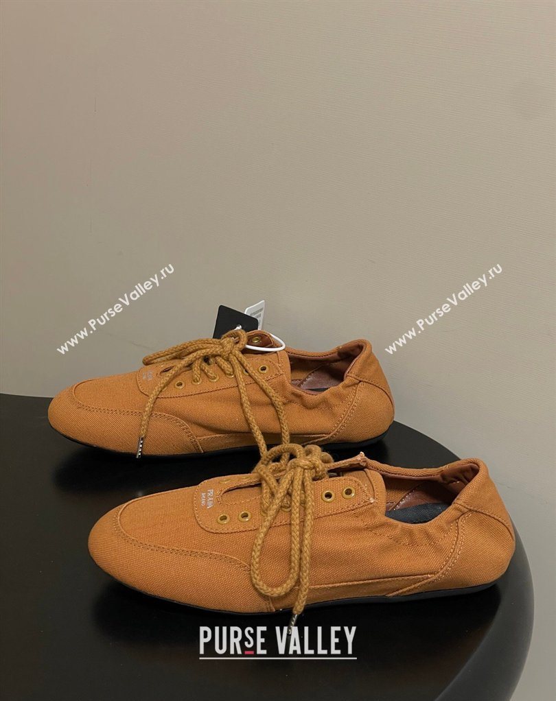 Prada Collapse Canvas Sneakers Orange 2026 1E989N (MD-260228078)