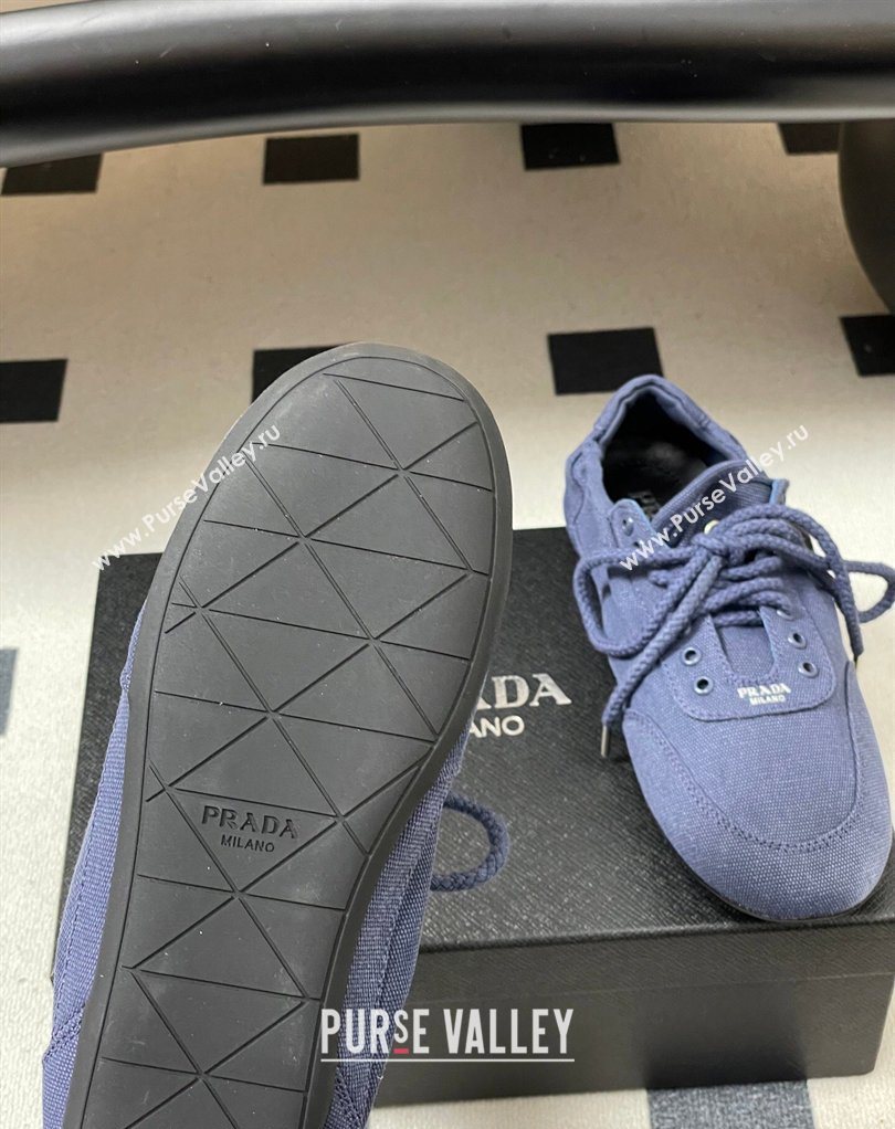 Prada Collapse Canvas Sneakers Blue 2026 1E989N (MD-260228079)