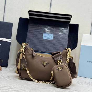 Prada Re-Edition 2005 Re-Nylon Bag 1BH204 Burnt Brown 2026 (YZ-260410096)