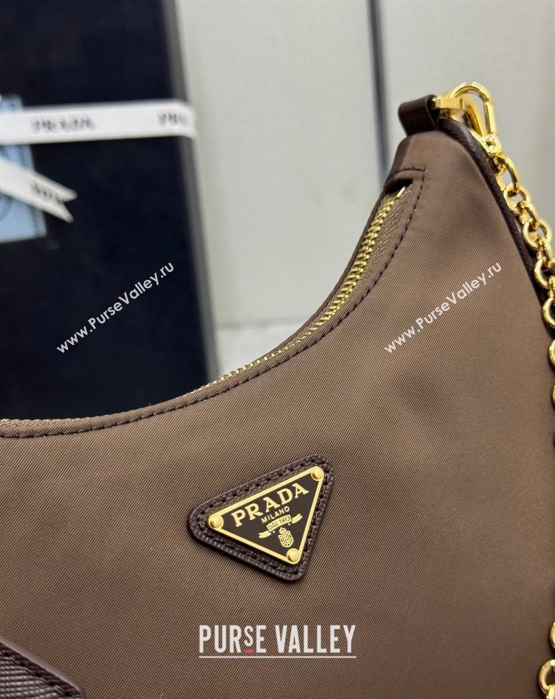 Prada Re-Edition 2005 Re-Nylon Bag 1BH204 Burnt Brown 2026 (YZ-260410096)