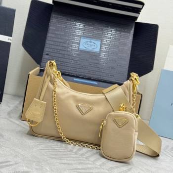 Prada Re-Edition 2005 Re-Nylon Bag 1BH204 Apricot 2026 (YZ-260410097)
