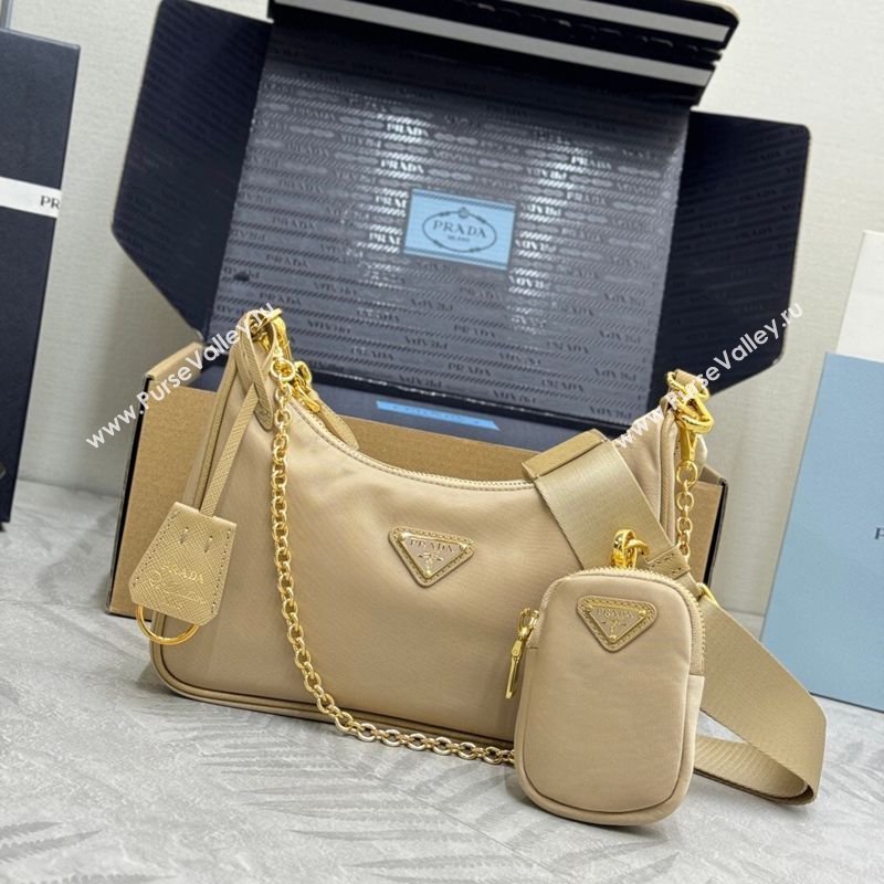 Prada Re-Edition 2005 Re-Nylon Bag 1BH204 Apricot 2026 (YZ-260410097)