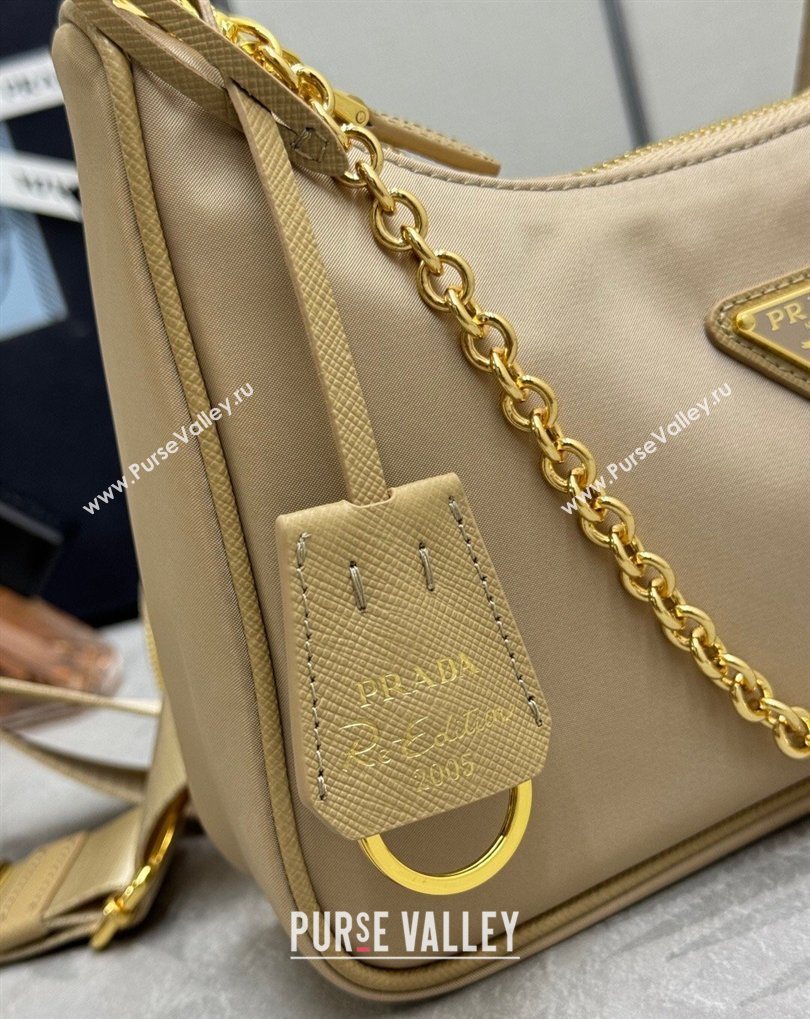 Prada Re-Edition 2005 Re-Nylon Bag 1BH204 Apricot 2026 (YZ-260410097)