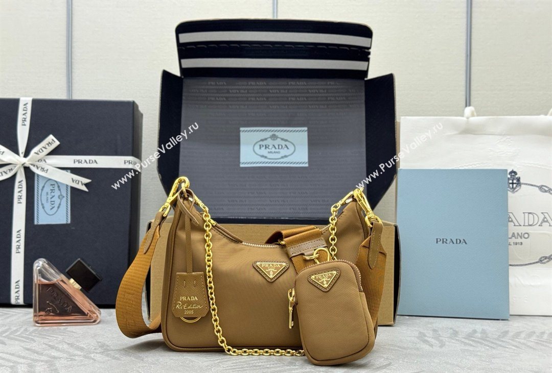 Prada Re-Edition 2005 Re-Nylon Bag 1BH204 Cork 2026 (YZ-260410098)
