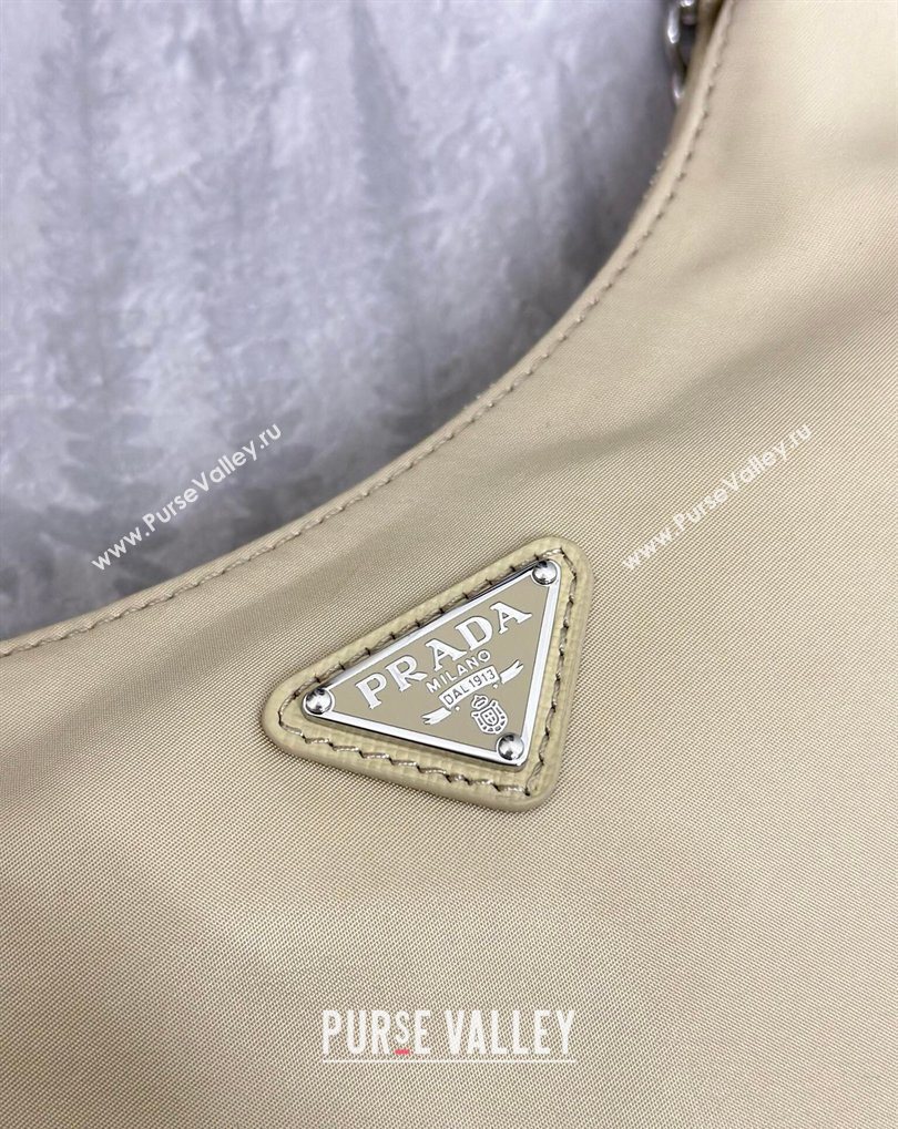 Prada Re-Edition 2005 Re-Nylon Bag 1BH204 Sand/Silver 2026 (YZ-260410100)