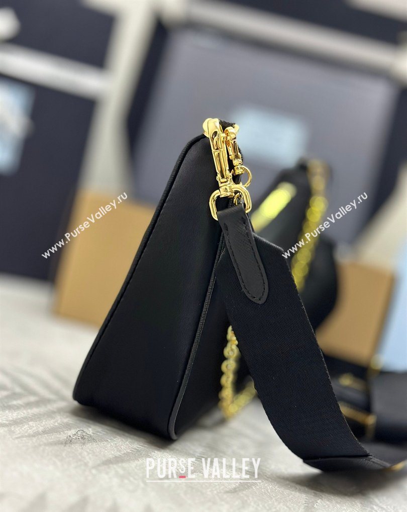 Prada Re-Edition 2005 Re-Nylon Bag 1BH204 Black/Gold 2026 (YZ-260410102)