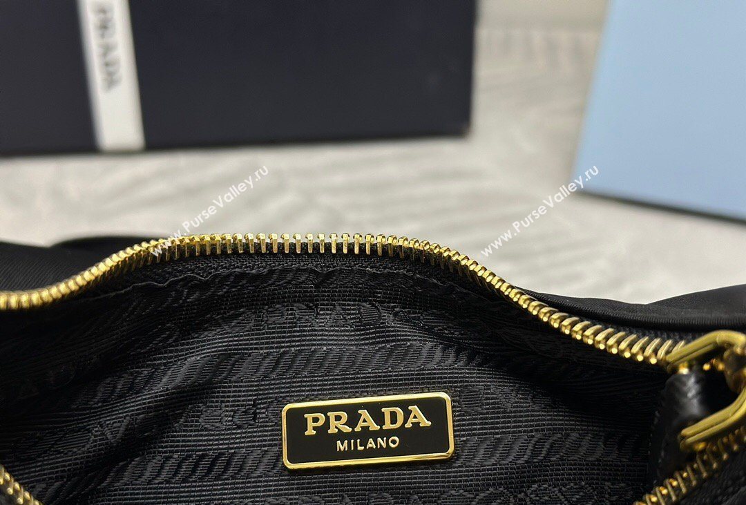 Prada Re-Edition 2005 Re-Nylon Bag 1BH204 Black/Gold 2026 (YZ-260410102)