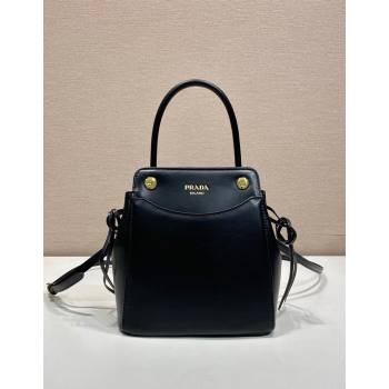Prada Carry mini leather handbag Black 2026 1BA496 (YZ-260410108)