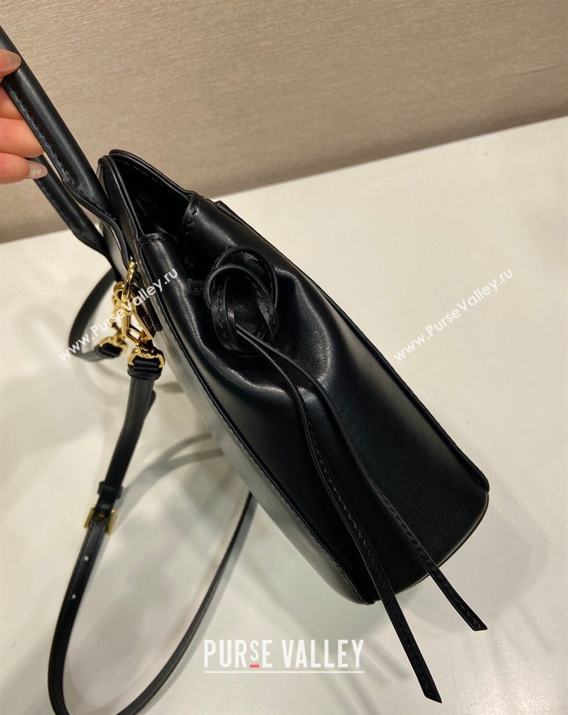 Prada Carry mini leather handbag Black 2026 1BA496 (YZ-260410108)