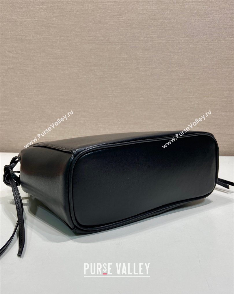 Prada Carry mini leather handbag Black 2026 1BA496 (YZ-260410108)