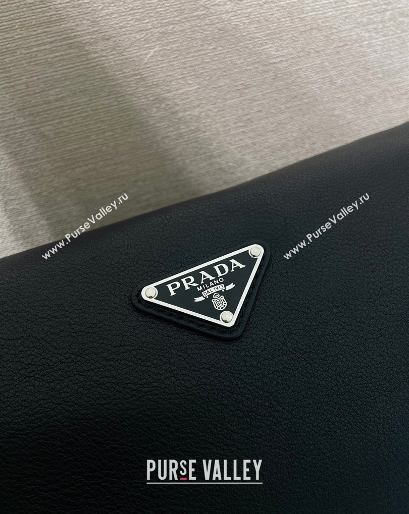 Prada Explore Leather Shoulder bag Black 2026 2VH206 (YZ-260410077)