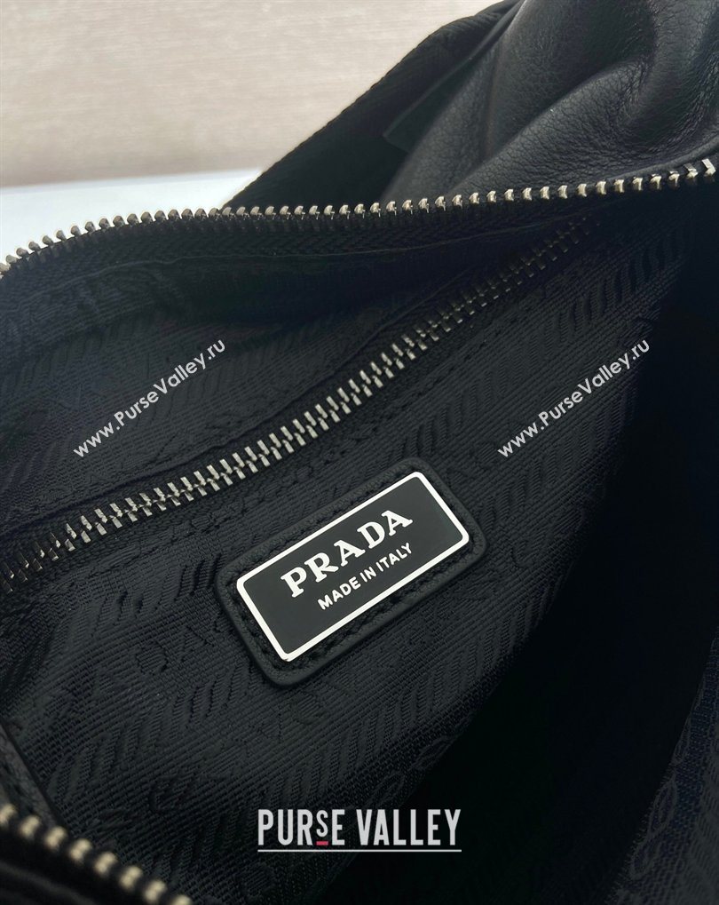 Prada Explore Leather Shoulder bag Black 2026 2VH206 (YZ-260410077)